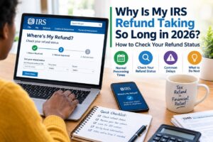 IRS refund status and tax refund delays in 2026